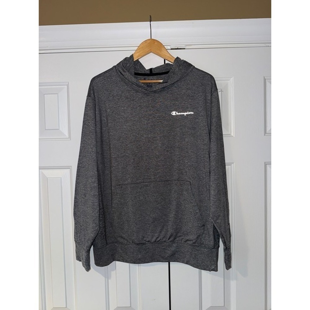 Previously Loved CHAMPION Grey Hoody/Hoodie Size Large